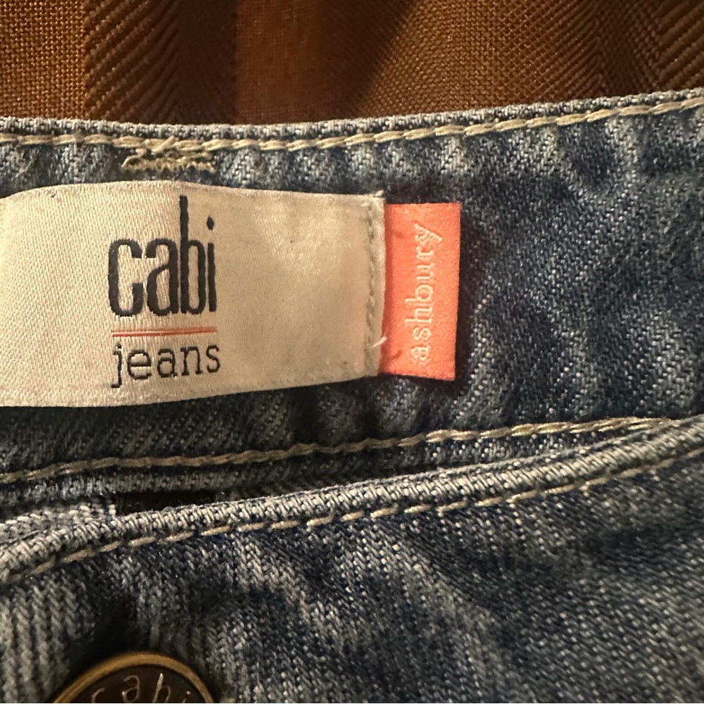 Cabi Ashbury High Rise Wide Leg Denim Jeans 6491R Womens 6 - Picture 5 of 9